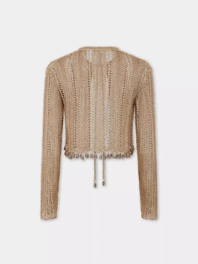 Cardigan all’uncinetto
