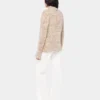 Cardigan in maglia spazzolata