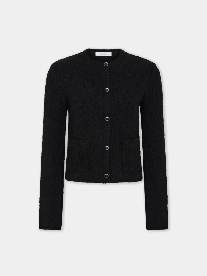 Cardigan lavorato a maglia in lana