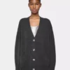 Cardigan lavorato a maglia in lana e cashmere