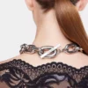 Collana con maglie XL argento/oro