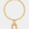 Collana con maglie XL dorate