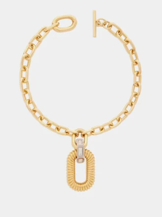 Collana con maglie XL dorate