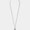 Collana con nappine in cristallo