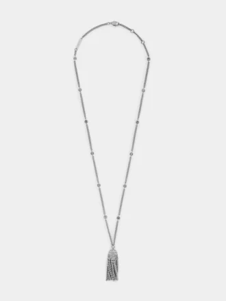 Collana con nappine in cristallo