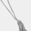 Collana con nappine in cristallo