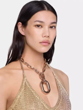 Collana XL Link in oro rosa