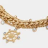 Girocollo in oro con medaglie