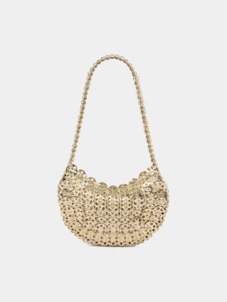 Iconica borsa a forma di luna del 1969 in oro
