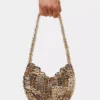 Iconica borsa a forma di luna del 1969 in oro