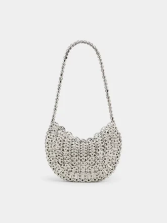 Iconica borsa Moon Bag 1969 in argento