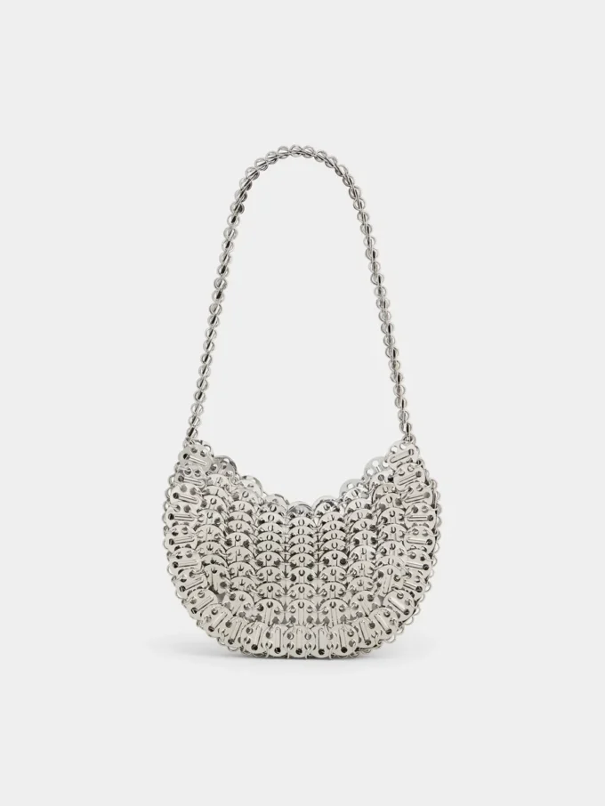 Iconica borsa Moon Bag 1969 in argento