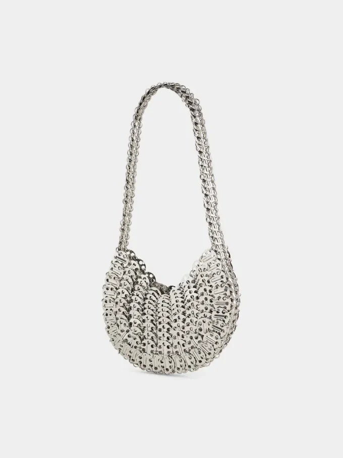 Iconica borsa Moon Bag 1969 in argento