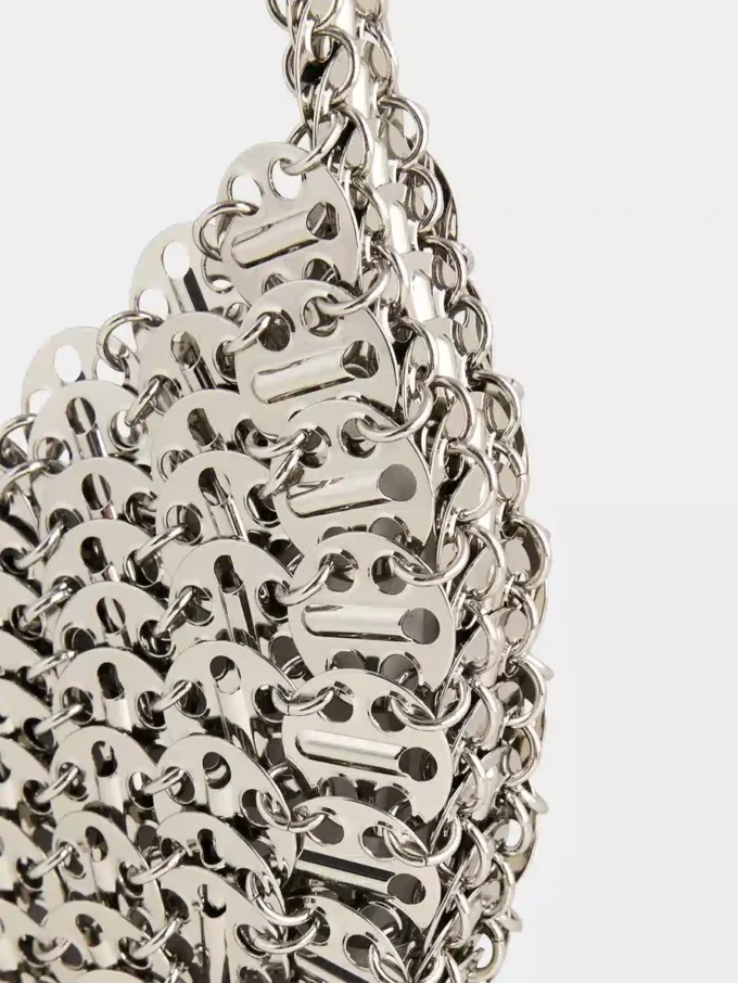 Iconica borsa Moon Bag 1969 in argento