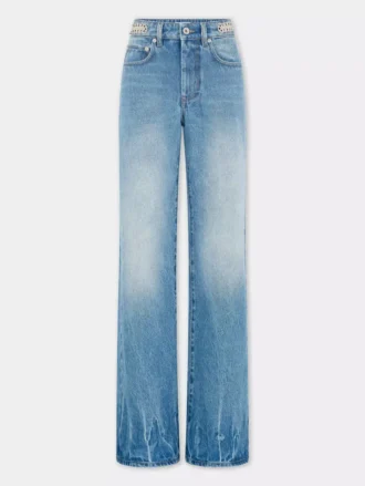 Jeans a zampa impreziositi da dischi 1969