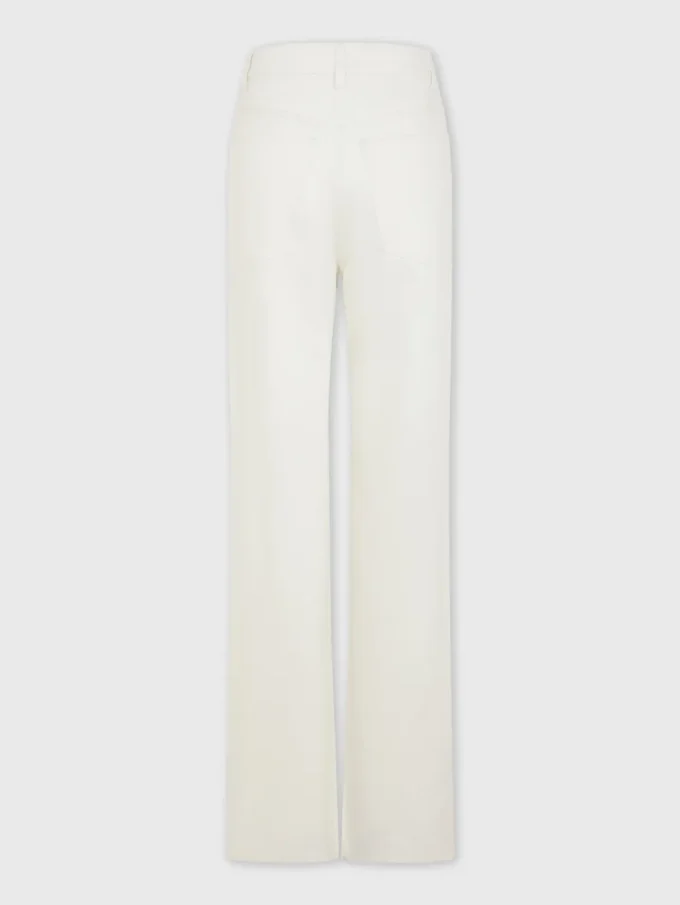 Jeans bianco sporco con dischi 1969