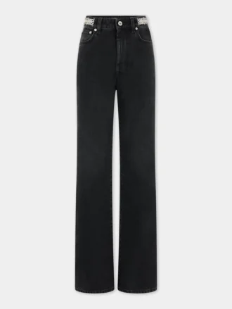 Jeans neri iconici con dischi 1969