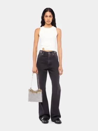 Jeans neri iconici con dischi 1969