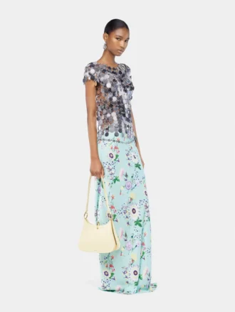 L’iconico top con dischi Sparkle argentati