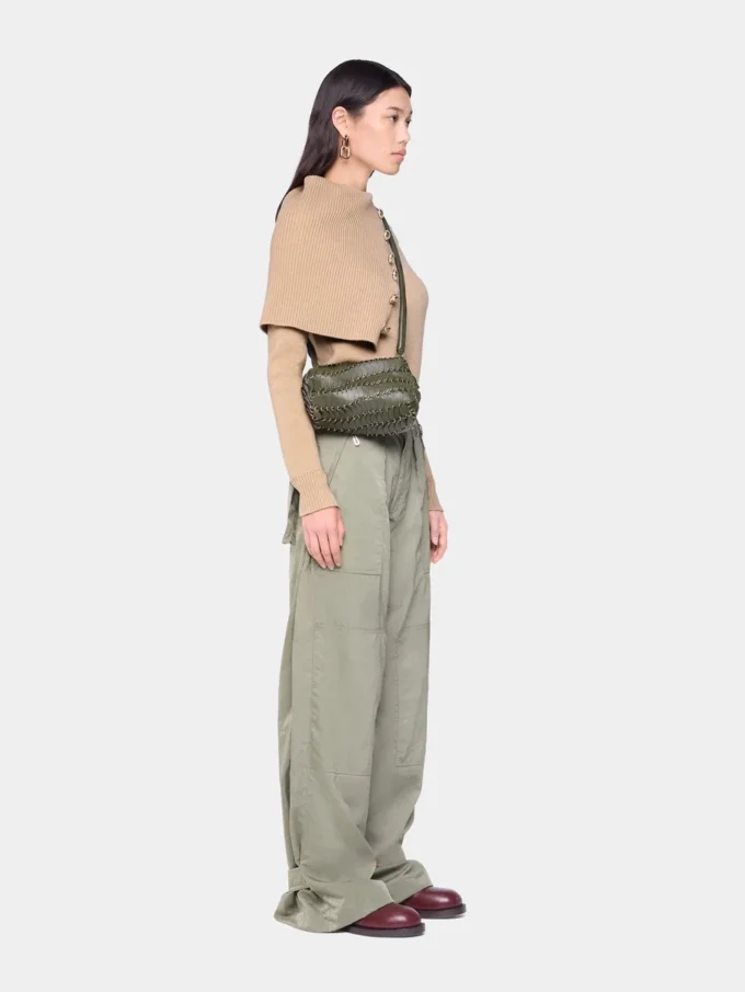 Maglione beige in lana