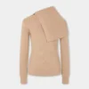 Maglione beige in lana