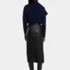 Maglione blu navy in lana
