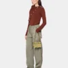 Maglione color ruggine in lana
