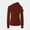 Maglione color ruggine in lana