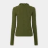 Maglione kaki in lana
