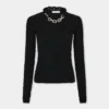 Maglione nero in lana