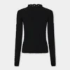 Maglione nero in lana