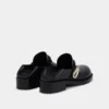Mules nere in pelle liscia