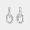 Orecchini doppi XL Link in argento