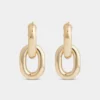Orecchini Gold Double XL Link