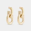 Orecchini Gold Double XL Link