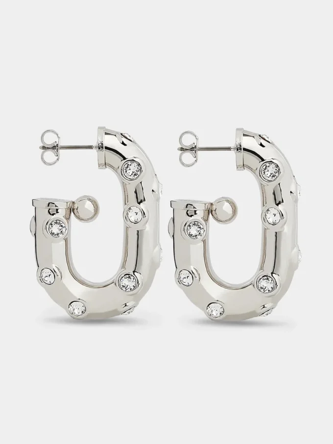 Orecchini XL Link con strass