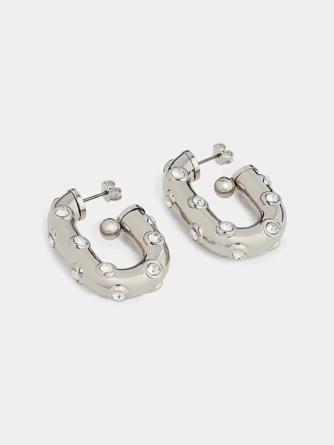 Orecchini XL Link con strass