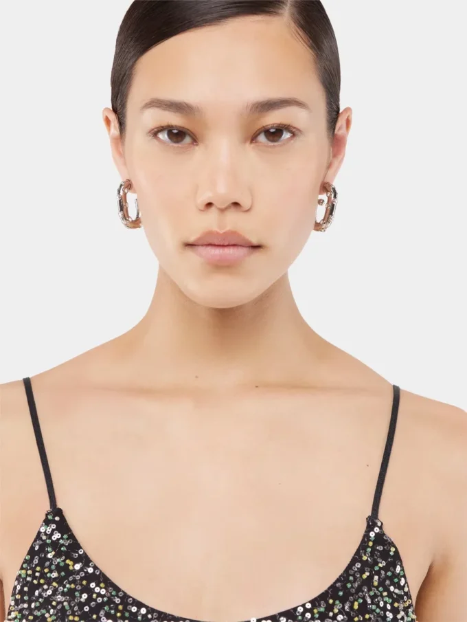 Orecchini XL Link con strass