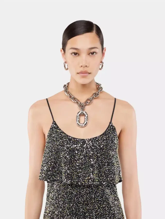 Orecchini XL Link con strass