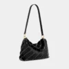 Pochette nera Paco in pelle di vitello