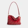 Pochette rossa Paco in pelle di vitello