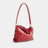 Pochette rossa Paco in pelle di vitello