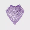 Sciarpa in maglia metallica viola