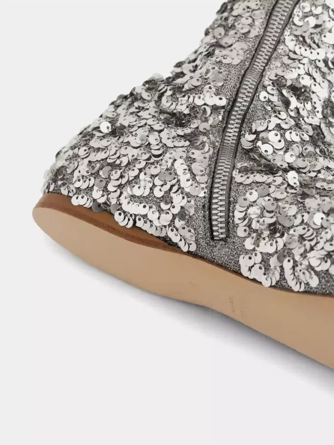 Stivali alti con paillettes