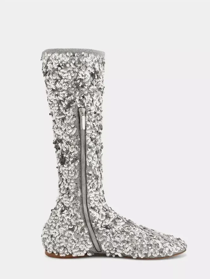 Stivali con paillettes