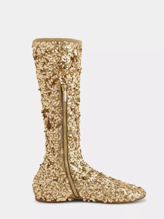 Stivali con paillettes
