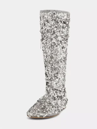 Stivali con paillettes
