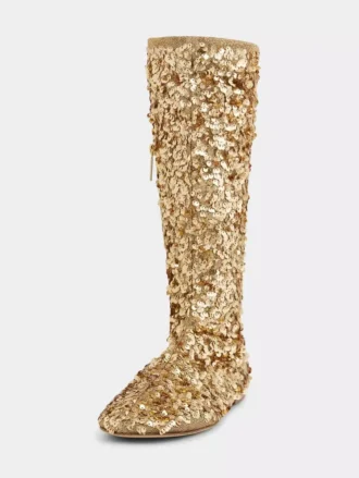 Stivali con paillettes