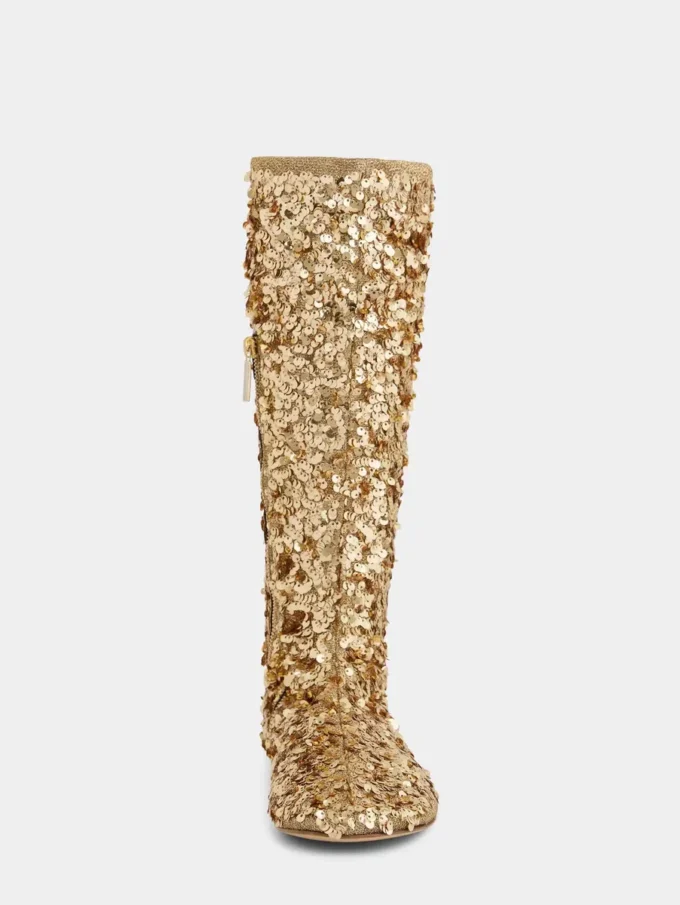 Stivali con paillettes