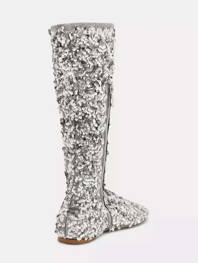Stivali con paillettes